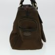 CELINE Hand Bag Nylon Brown bs5493 For Cheap