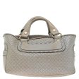 CELINE Hand Bag Leather Gray 70597 Hot on Sale