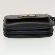 CELINE Horse Carriage Shoulder Bag Leather Navy rd5253 Cheap