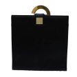 CELINE Hand Bag Silk Black 71882 Sale