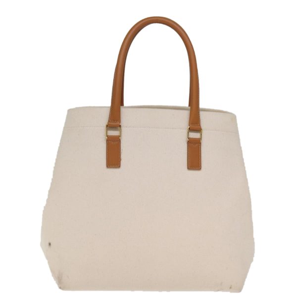 CELINE Horizontal Cabas Tote Bag Canvas Cream 74667 on Sale