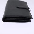 CELINE Large Strap Wallet Leather Black bs15228 Online Hot Sale