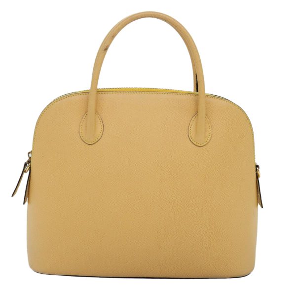 CELINE Hand Bag Leather 2way Yellow bs14695 Supply