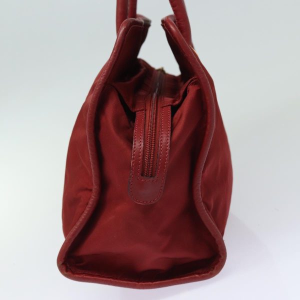 CELINE Hand Bag Nylon Red 81901 on Sale