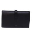 CELINE Large Strap Wallet Leather Black bs15228 Online Hot Sale