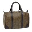 CELINE C Macadam Canvas Hand Bag Brown Gold 88971 on Sale