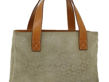 CELINE C Macadam Canvas Hand Bag Gray 66923 For Cheap