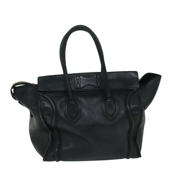 CELINE Luggage Phantom Tote Bag Leather Black hk1138 Online Hot Sale