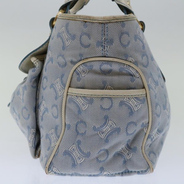 CELINE C Macadam Canvas Boogie Hand Bag Light Blue bs12768 Sale