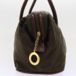 CELINE Hand Bag Nylon Khaki 55453 For Cheap