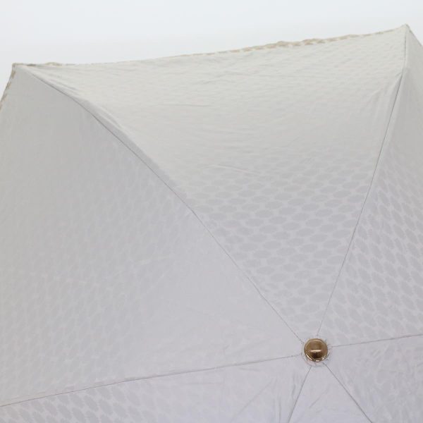 CELINE Macadam Canvas Folding Umbrella Nylon Beige yk7407B For Discount