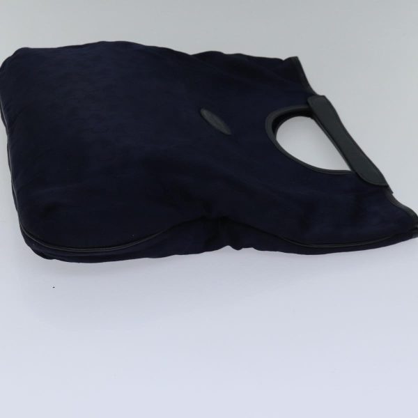 CELINE C Sulky Hand Bag Canvas 2Set Navy bs17690 on Sale