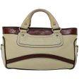 CELINE Hand Bag Leather Beige bs12047 Cheap