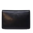 CELINE Clutch Bag Leather Black bs14709 Discount