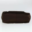 CELINE Hand Bag Nylon Brown bs5493 For Cheap