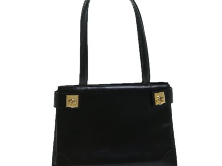 CELINE Hand Bag Leather Black 69373 For Cheap