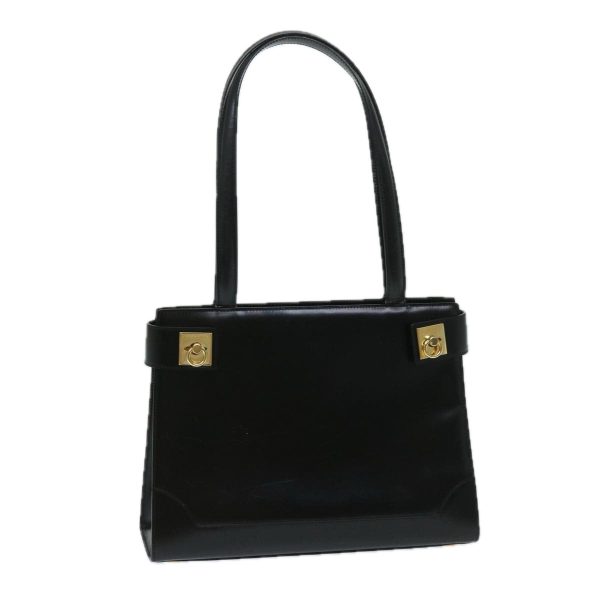 CELINE Hand Bag Leather Black 69373 For Cheap