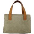 CELINE C Macadam Canvas Hand Bag Gray 66923 For Cheap