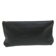 CELINE Clutch Bag Leather Black ep2747 on Sale