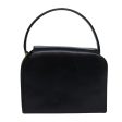 CELINE Hand Bag Leather Black 81636 For Sale