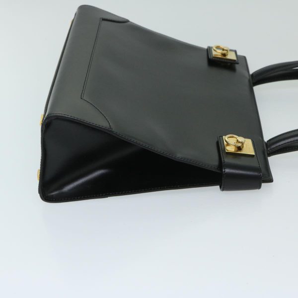 CELINE Hand Bag Leather Black 69373 For Cheap