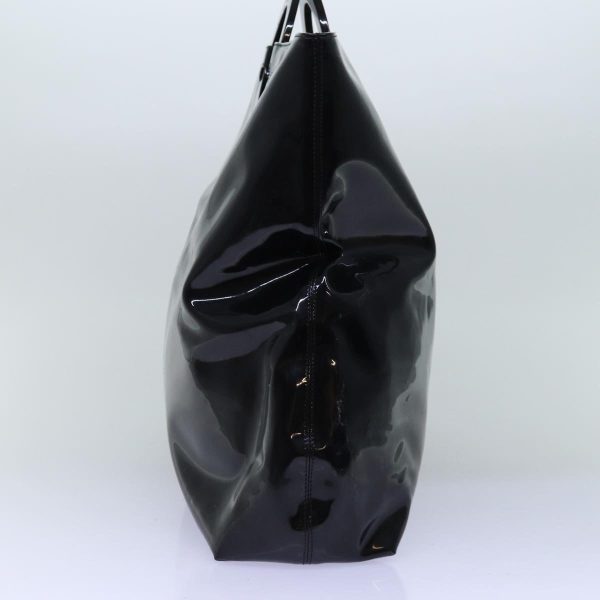 CELINE Hand Bag Patent leather Black 71034 Online Hot Sale