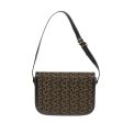 CELINE C Sulky Shoulder Bag Canvas Brown bs16359 Cheap