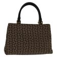 CELINE C Macadam Canvas Hand Bag Brown 69886 Fashion