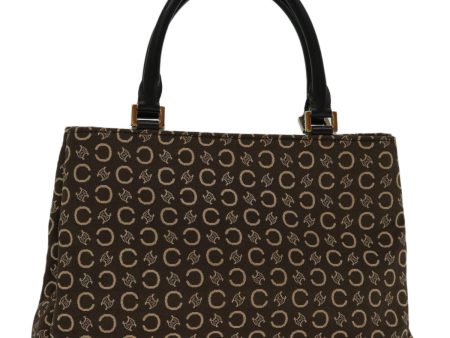 CELINE C Macadam Canvas Hand Bag Brown 69886 Fashion