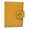 CELINE Day Planner Cover Leather Yellow Gold 89011 Discount