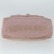 CELINE C Macadam Canvas Hand Bag Leather Pink yb138 on Sale