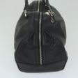 CELINE Hand Bag Leather Black ai731 Discount