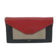 CELINE Chain Wallet Leather Red ep2918 For Cheap