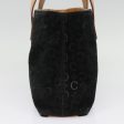 CELINE C Macadam Canvas Hand Bag Silver Black fm3875 Online Hot Sale