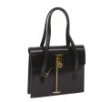 CELINE Hand Bag Leather Black 68513 For Cheap