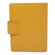 CELINE Day Planner Cover Leather Yellow Gold 89011 Discount