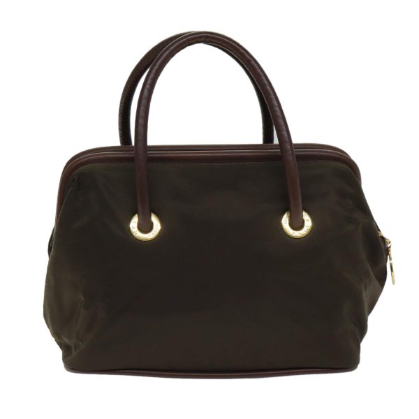 CELINE Hand Bag Nylon Brown bs15033 on Sale