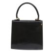 CELINE Hand Bag Patent leather 2way Black ar10948B Supply