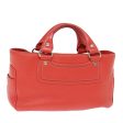 CELINE Hand Bag Leather Red 77382 Online