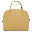 CELINE Hand Bag Leather 2way Yellow bs14695 Supply