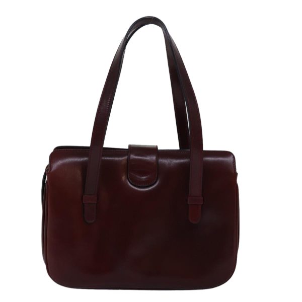 CELINE Hand Bag Leather Red 77466 Hot on Sale