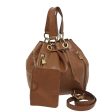 CELINE Hand Bag Leather 2way Beige 78642 For Sale