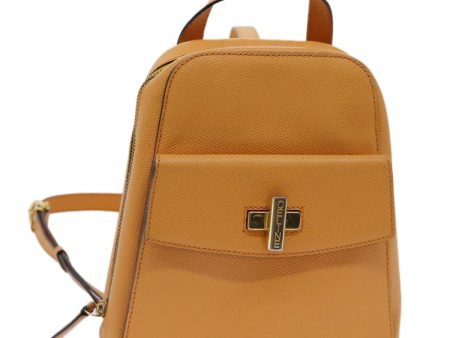 CELINE Backpack Leather Orange 69872 For Sale