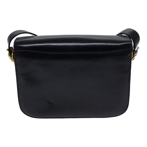 CELINE Horse Carriage Shoulder Bag Leather Black bs13870 Online Hot Sale