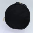 CELINE Circle Shoulder Bag Nylon Black ar11677 Online now