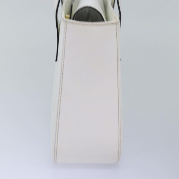 CELINE Hand Bag PVC Leather White 78426 For Discount