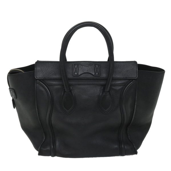 CELINE Luggage Tote Bag Leather Black bs9159 Online