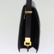 CELINE Horse Carriage Shoulder Bag Leather Black 75266 Hot on Sale