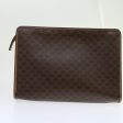 CELINE Cartier Macadam Canvas Clutch Bag Leather 3Set Wine Red Brown bs6276 on Sale