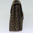 CELINE C Sulky Hand Bag Canvas Brown 83131 on Sale